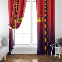Spain 2024 Football Window Curtain Go Champions La Roja Simple Style LT05 - Wonder Print Shop