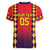 Custom Spain 2024 Football Women V-Neck T-Shirt Go Champions La Roja Simple Style LT05 - Wonder Print Shop