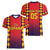 Custom Spain 2024 Football Women V-Neck T-Shirt Go Champions La Roja Simple Style LT05 - Wonder Print Shop
