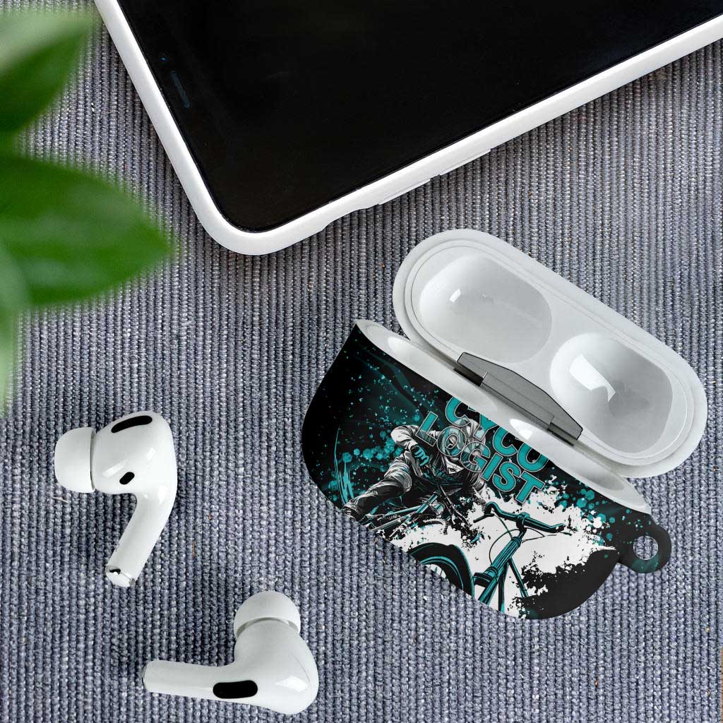 Cycologist Cycling AirPods Case Grunge Style - Wonder Print Shop