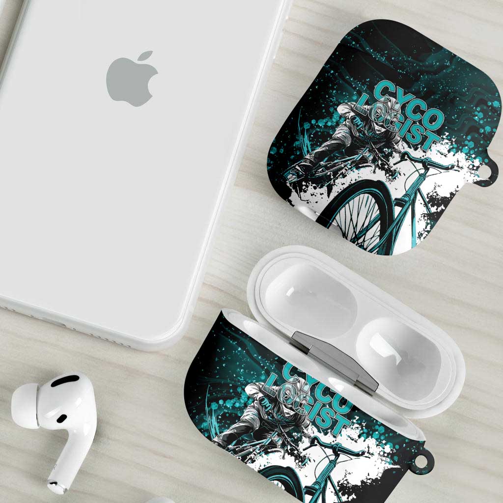 Cycologist Cycling AirPods Case Grunge Style - Wonder Print Shop