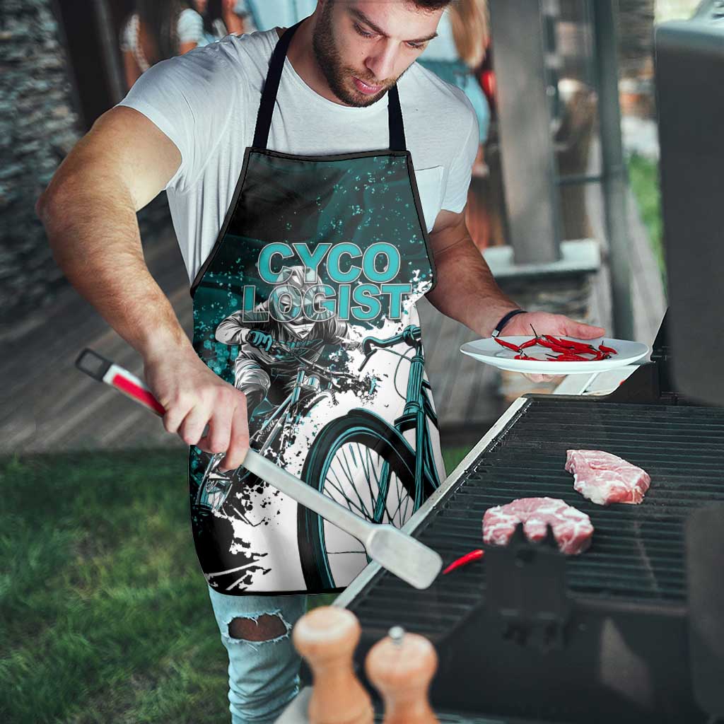 Cycologist Cycling Apron Grunge Style - Wonder Print Shop