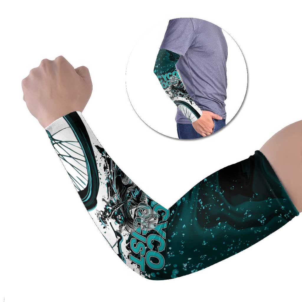Cycologist Cycling Arm Sleeves Grunge Style - Wonder Print Shop