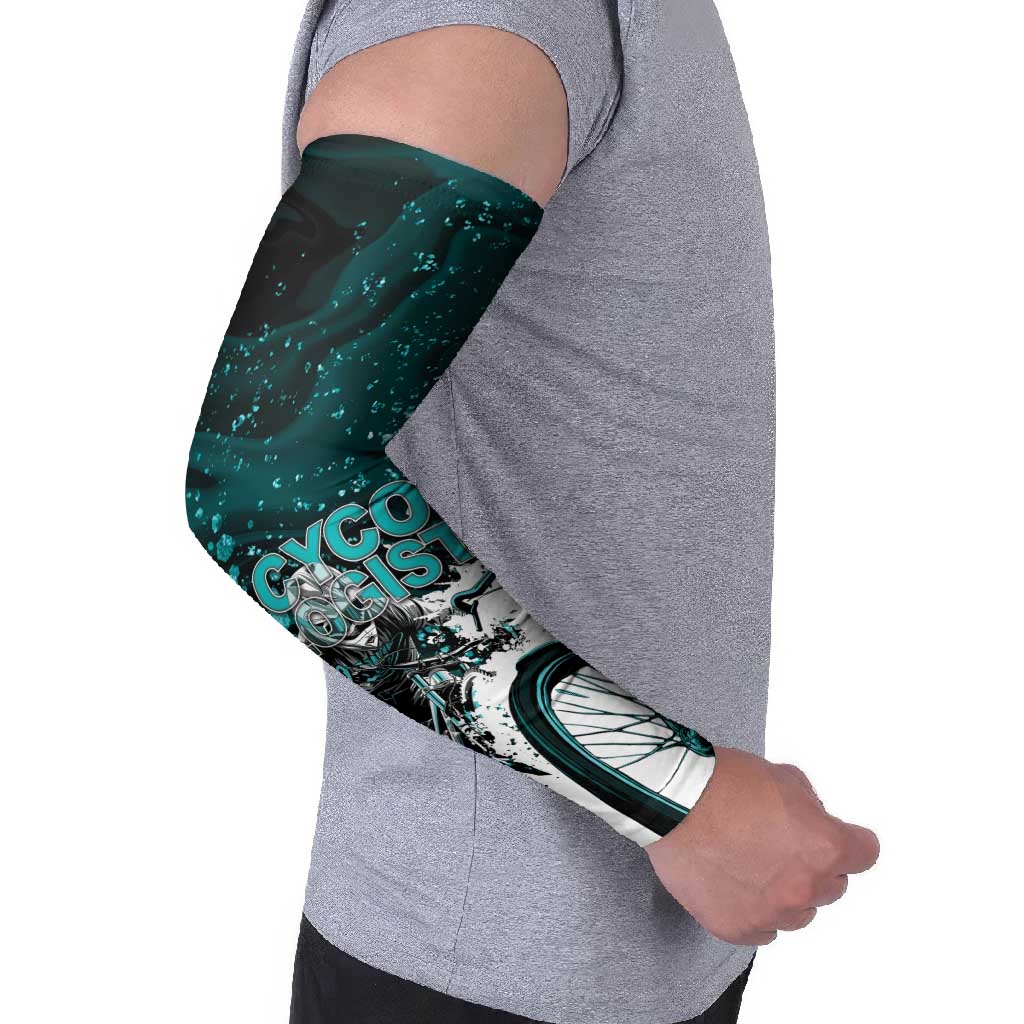 Cycologist Cycling Arm Sleeves Grunge Style - Wonder Print Shop