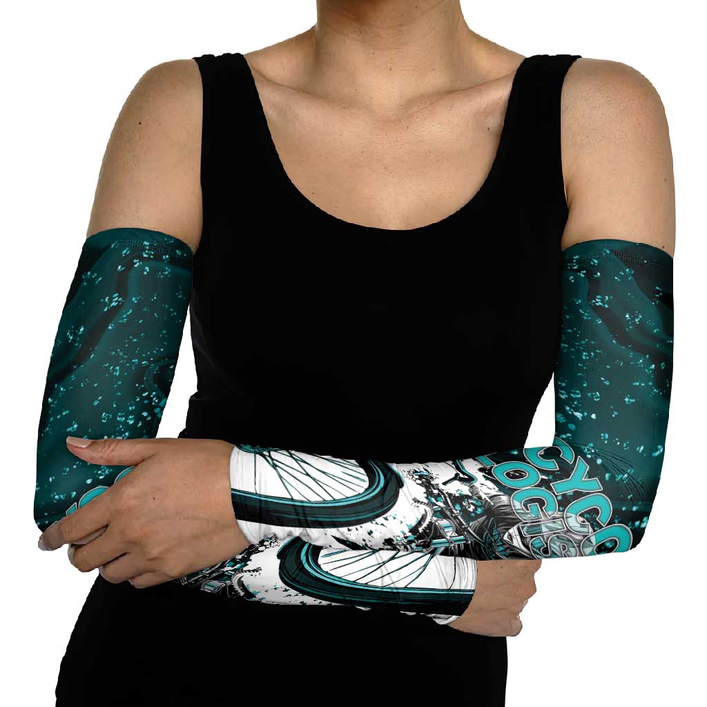 Cycologist Cycling Arm Sleeves Grunge Style - Wonder Print Shop