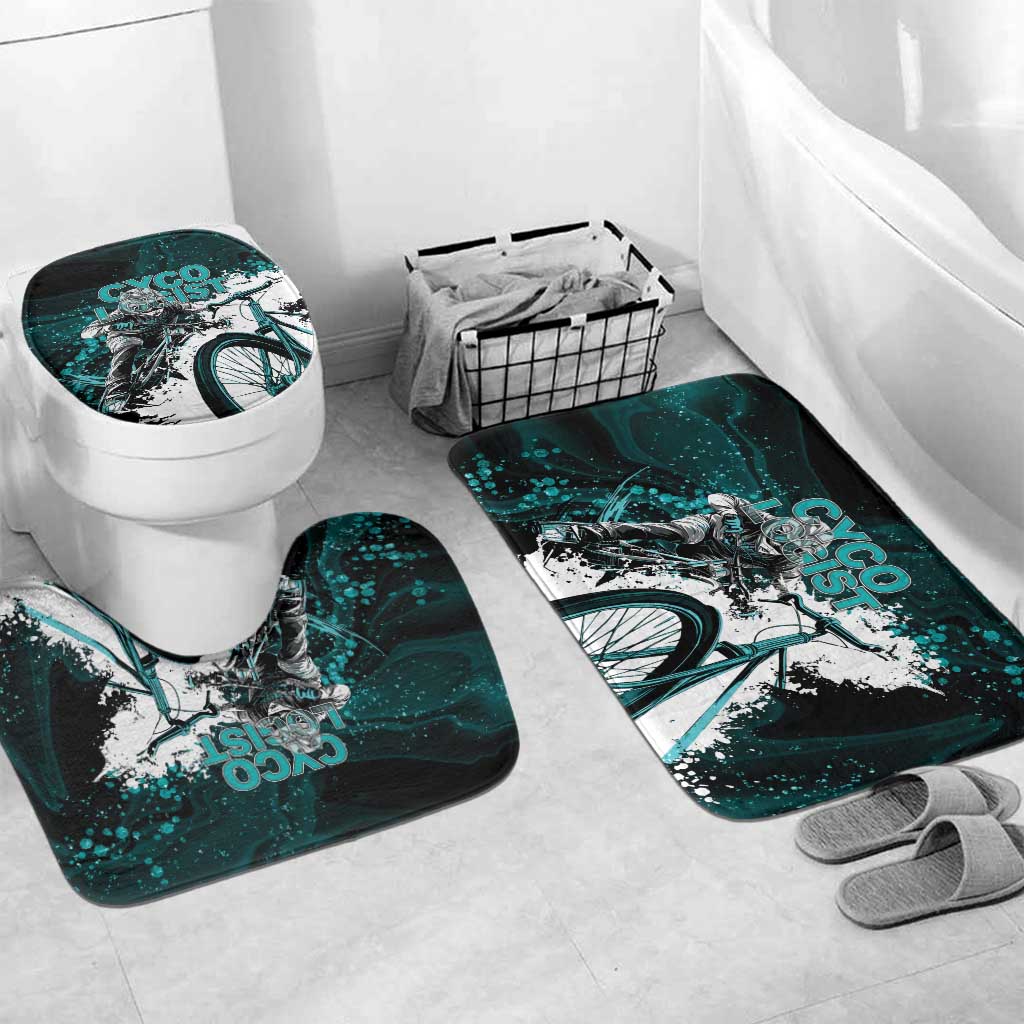 Cycologist Cycling Bathroom Set Grunge Style - Wonder Print Shop