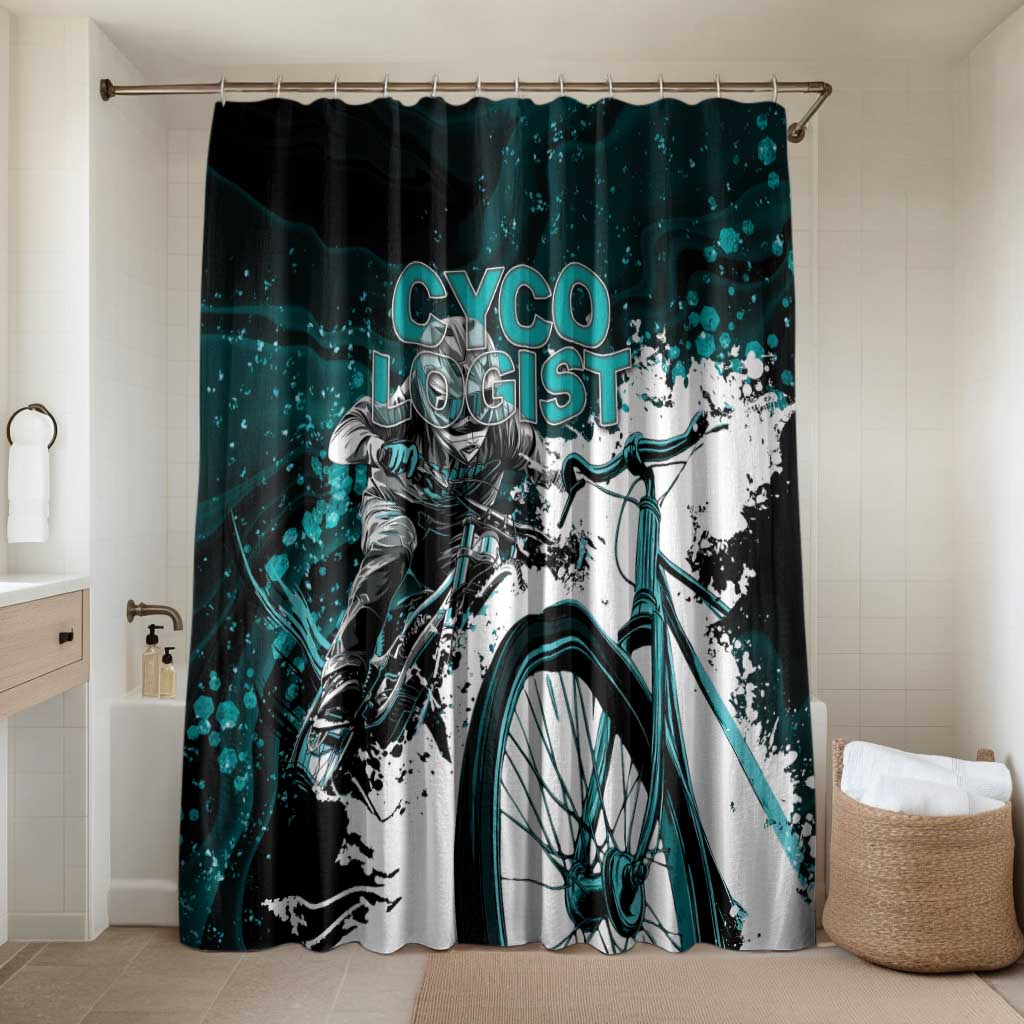 Cycologist Cycling Bathroom Set Grunge Style - Wonder Print Shop
