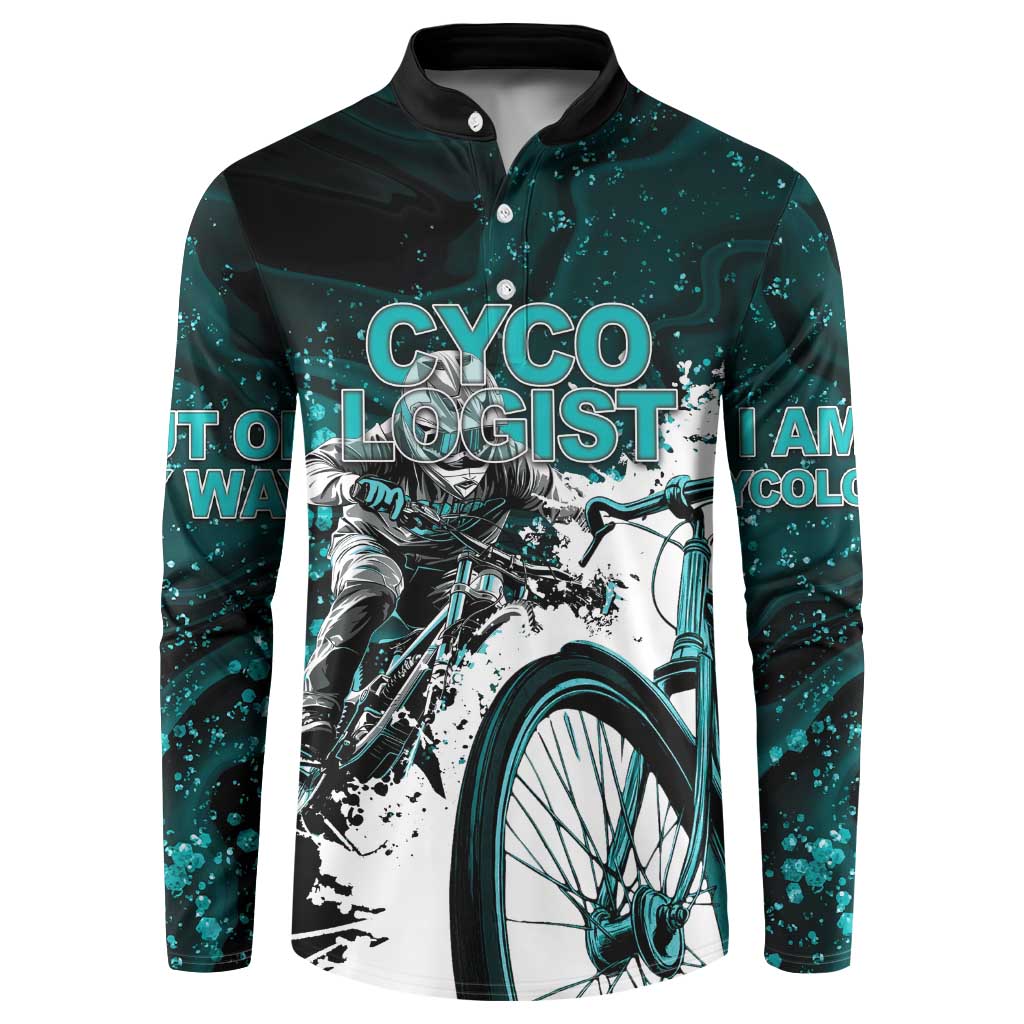 Cycologist Cycling Button Sweatshirt Grunge Style - Wonder Print Shop