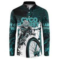 Cycologist Cycling Button Sweatshirt Grunge Style - Wonder Print Shop