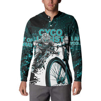 Cycologist Cycling Button Sweatshirt Grunge Style - Wonder Print Shop