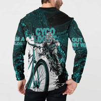 Cycologist Cycling Button Sweatshirt Grunge Style - Wonder Print Shop