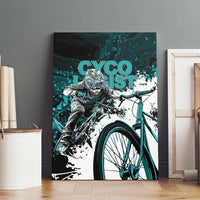 Cycologist Cycling Canvas Wall Art Grunge Style - Wonder Print Shop