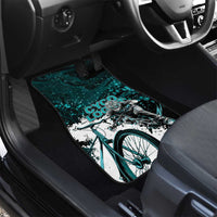 Cycologist Cycling Car Mats Grunge Style - Wonder Print Shop
