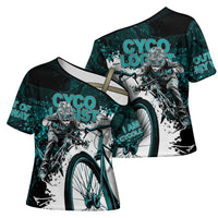 Cycologist Cycling Cross Shoulder Shirt Grunge Style - Wonder Print Shop