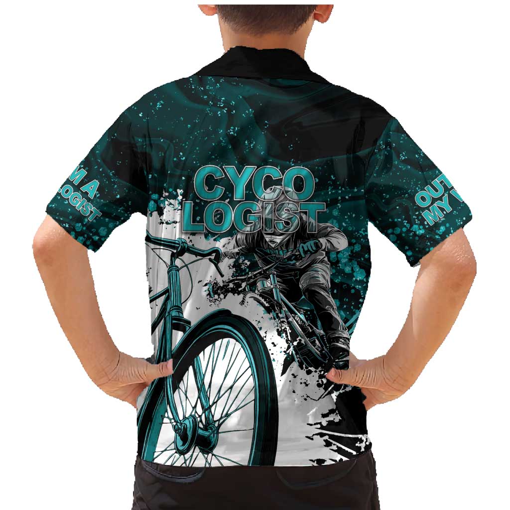 Cycologist Cycling Family Matching Mermaid Dress and Hawaiian Shirt Grunge Style - Wonder Print Shop