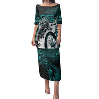 Cycologist Cycling Family Matching Puletasi and Hawaiian Shirt Grunge Style - Wonder Print Shop