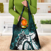 Cycologist Cycling Grocery Bag Grunge Style - Wonder Print Shop