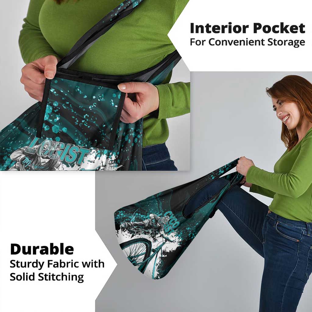 Cycologist Cycling Grocery Bag Grunge Style - Wonder Print Shop
