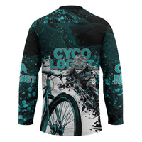 Cycologist Cycling Hockey Jersey Grunge Style - Wonder Print Shop