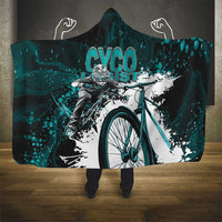 Cycologist Cycling Hooded Blanket Grunge Style - Wonder Print Shop