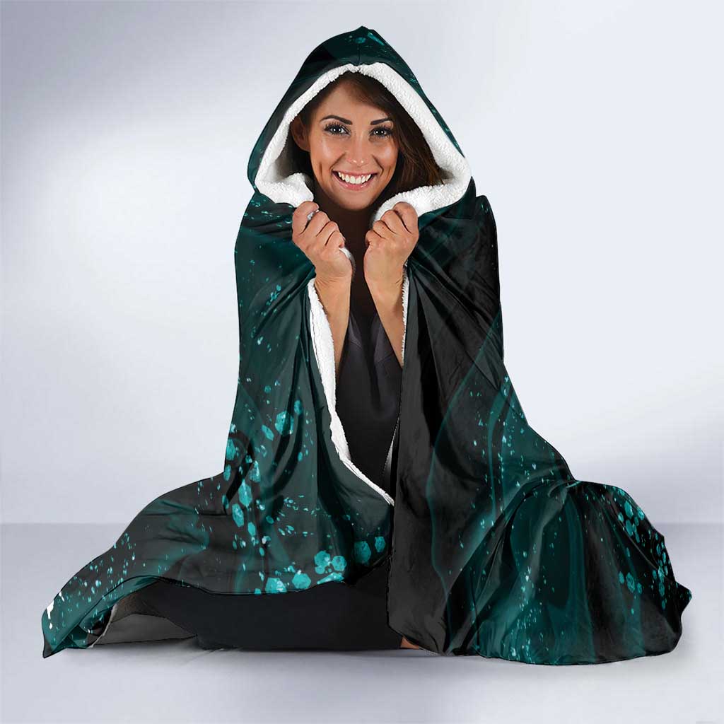 Cycologist Cycling Hooded Blanket Grunge Style - Wonder Print Shop
