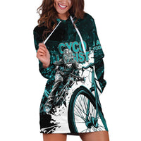Cycologist Cycling Hoodie Dress Grunge Style - Wonder Print Shop