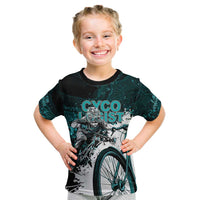 Cycologist Cycling Kid T Shirt Grunge Style - Wonder Print Shop