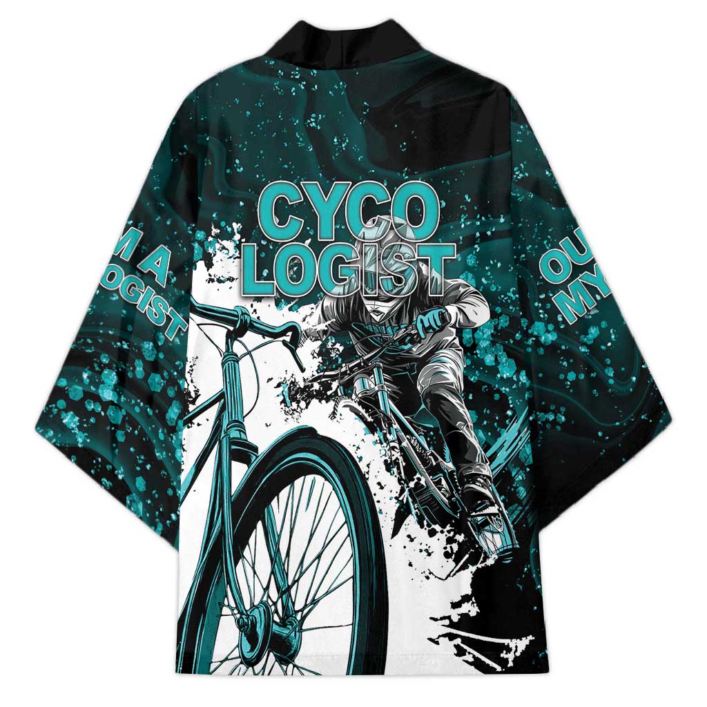 Cycologist Cycling Kimono Grunge Style - Wonder Print Shop