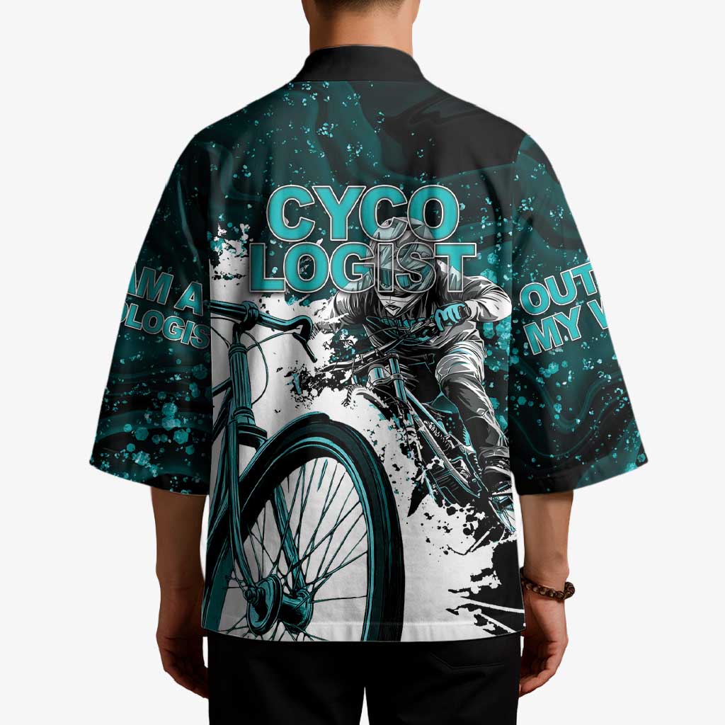 Cycologist Cycling Kimono Grunge Style - Wonder Print Shop