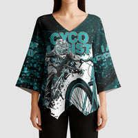 Cycologist Cycling Kimono Sleeve Blouse Grunge Style - Wonder Print Shop