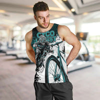 Cycologist Cycling Men Tank Top Grunge Style - Wonder Print Shop