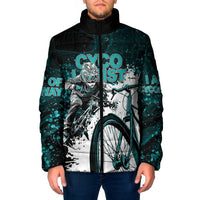 Cycologist Cycling Padded Jacket Grunge Style - Wonder Print Shop