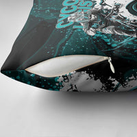 Cycologist Cycling Pillow Cover Grunge Style - Wonder Print Shop