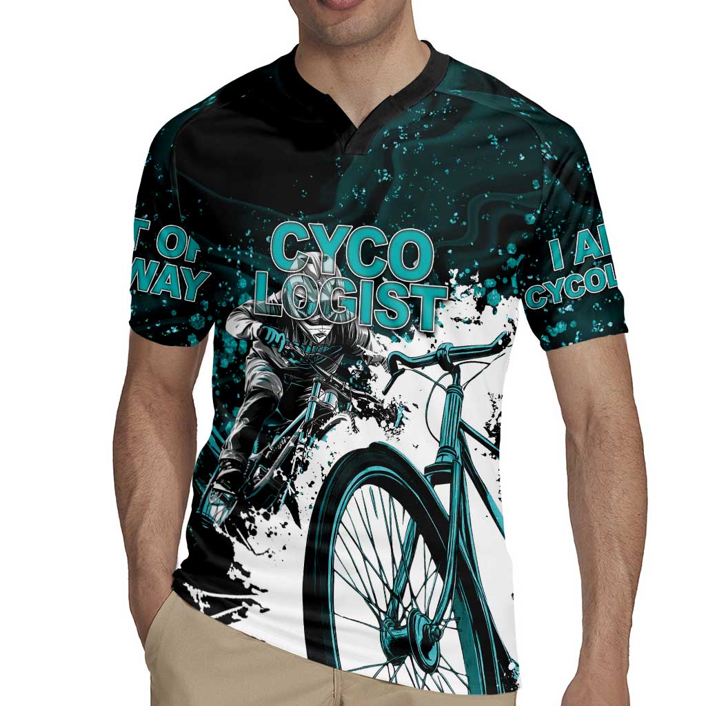 Cycologist Cycling Rugby Jersey Grunge Style - Wonder Print Shop