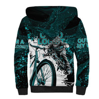 Cycologist Cycling Sherpa Hoodie Grunge Style - Wonder Print Shop