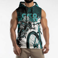 Cycologist Cycling Sleeveless Hoodie Grunge Style - Wonder Print Shop