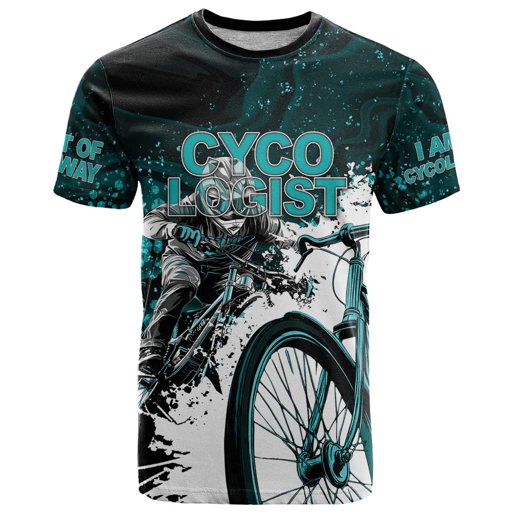 Cycologist Cycling T Shirt Grunge Style - Wonder Print Shop