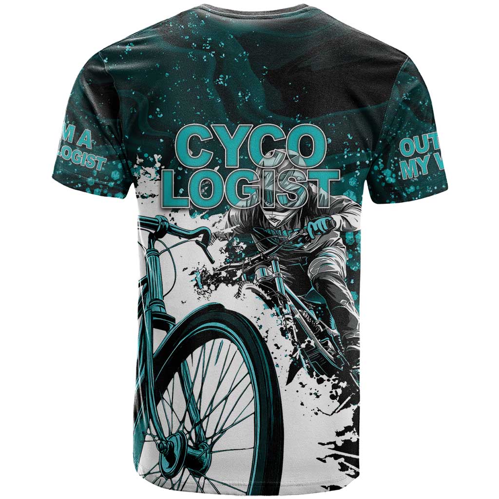 Cycologist Cycling T Shirt Grunge Style - Wonder Print Shop
