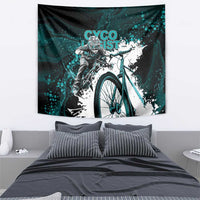 Cycologist Cycling Tapestry Grunge Style - Wonder Print Shop