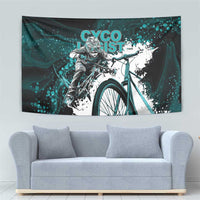 Cycologist Cycling Tapestry Grunge Style - Wonder Print Shop