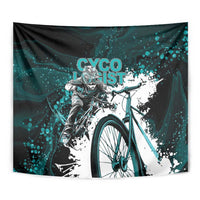 Cycologist Cycling Tapestry Grunge Style - Wonder Print Shop