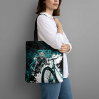 Cycologist Cycling Tote Bag Grunge Style - Wonder Print Shop