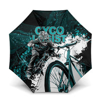 Cycologist Cycling Umbrella Grunge Style - Wonder Print Shop