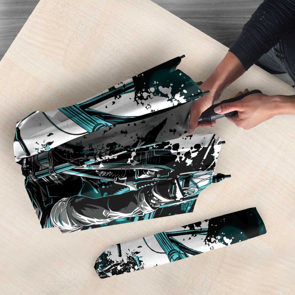 Cycologist Cycling Umbrella Grunge Style - Wonder Print Shop