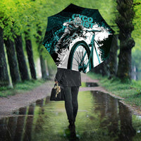 Cycologist Cycling Umbrella Grunge Style - Wonder Print Shop