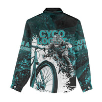 Cycologist Cycling Women Casual Shirt Grunge Style - Wonder Print Shop