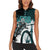 Cycologist Cycling Women Sleeveless Polo Shirt Grunge Style - Wonder Print Shop