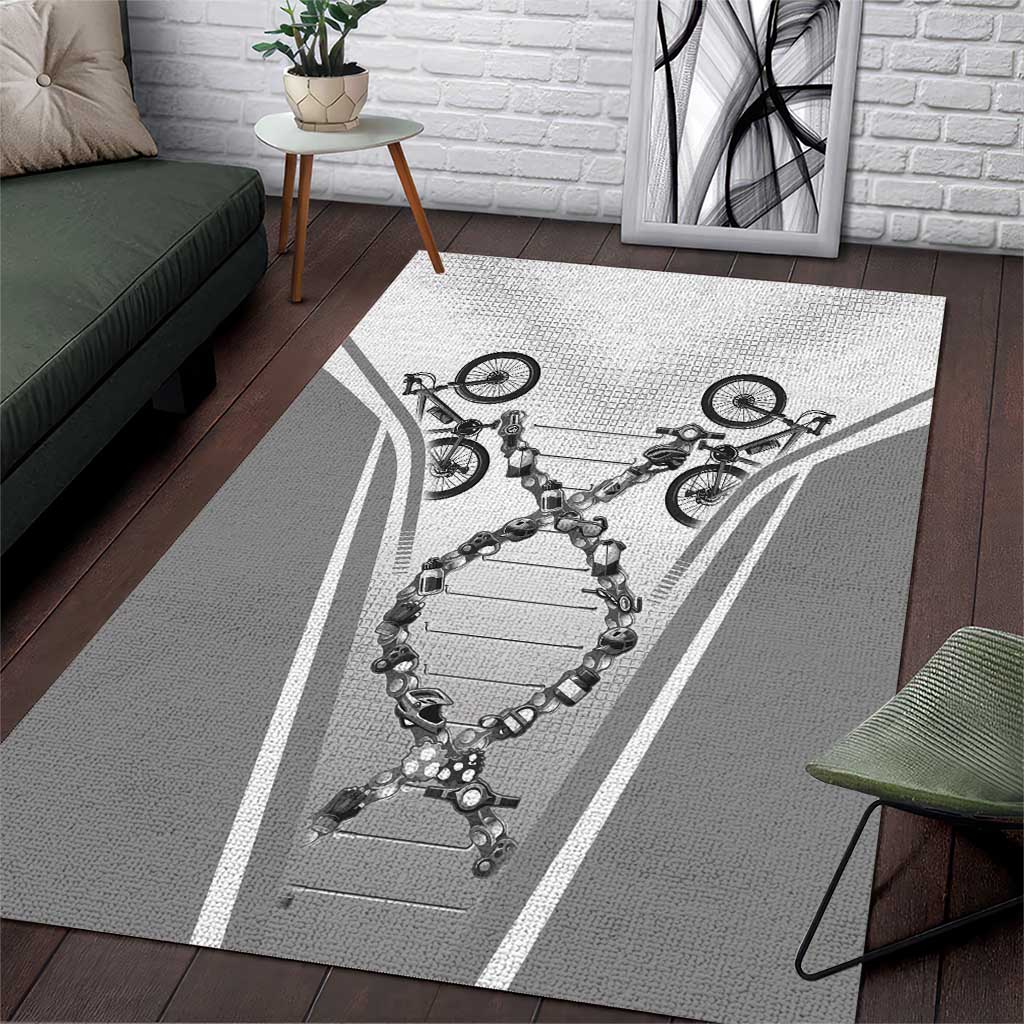 Personalized Cycling Area Rug Its In My DNA - Wonder Print Shop