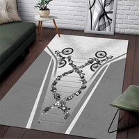 Personalized Cycling Area Rug Its In My DNA - Wonder Print Shop