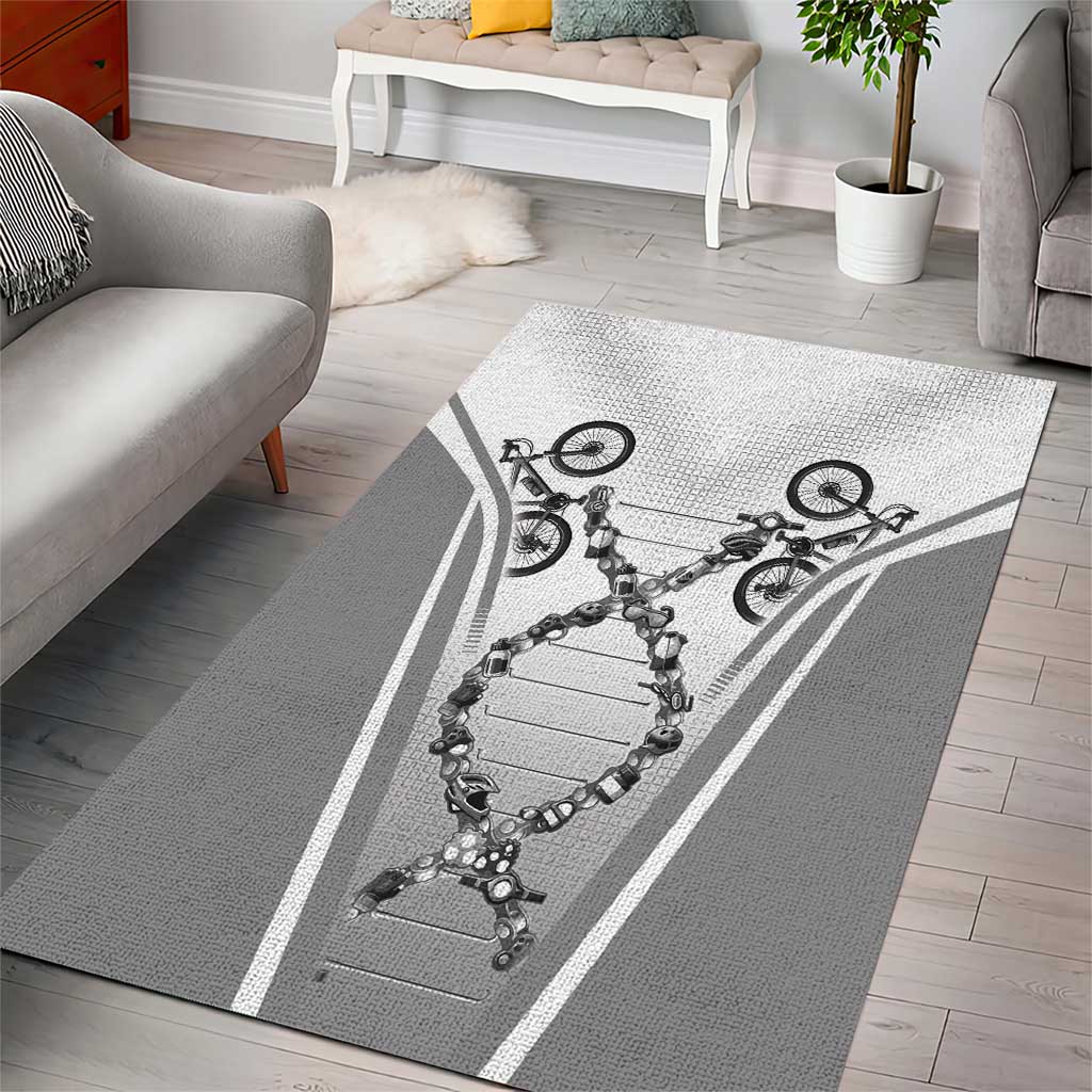 Personalized Cycling Area Rug Its In My DNA - Wonder Print Shop